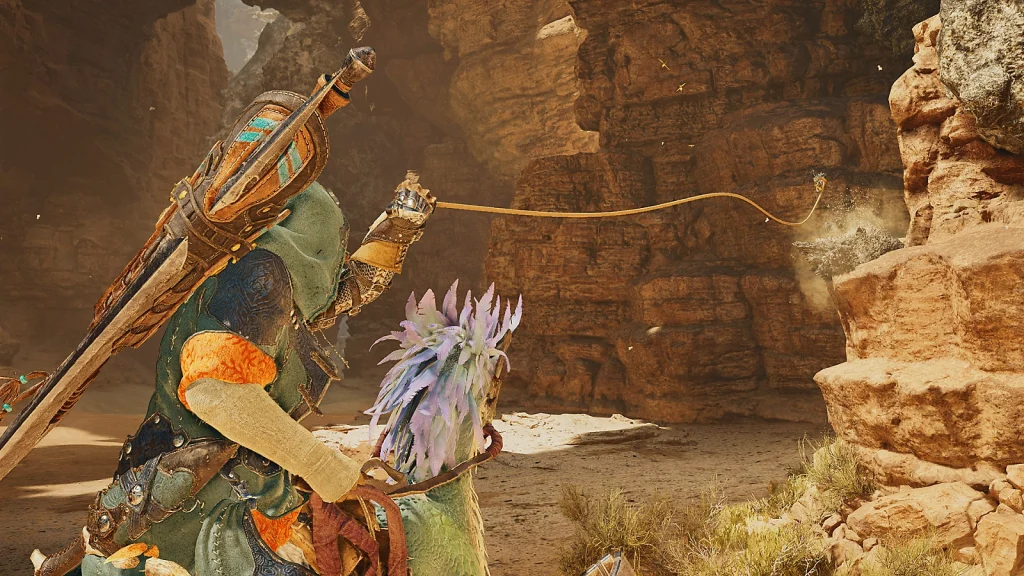 سلاح اسلینگر در بازی Monster Hunter Wilds