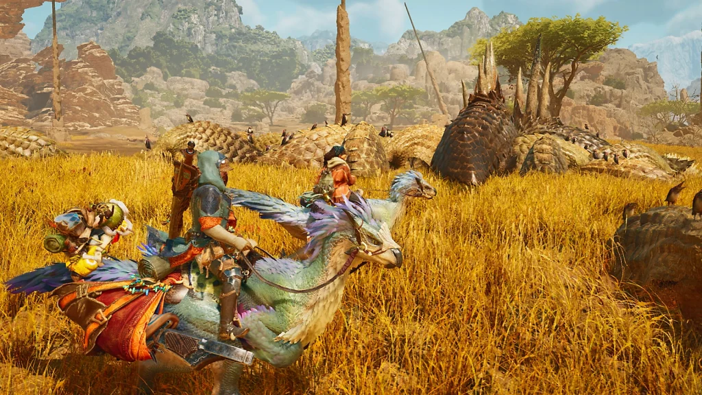 نمایش سی کریت همراه بازیکن در بازی Monster Hunter Wilds