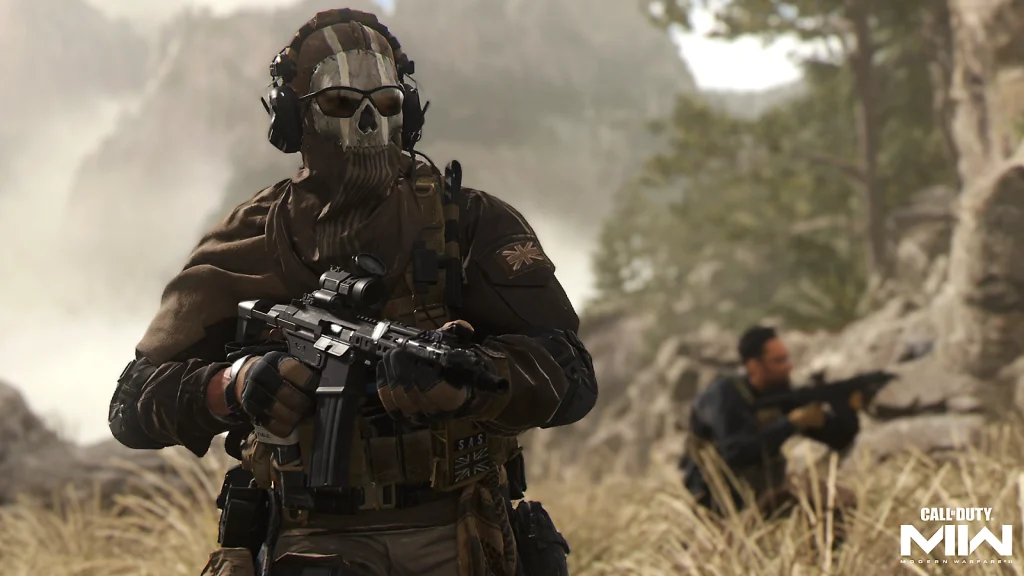 شخصیت گوست در بازی Call of Duty Modern Warfare II