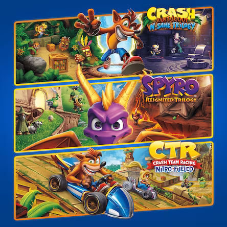 اکانت قانونی بازی Crash + Spyro Triple Play Bundle